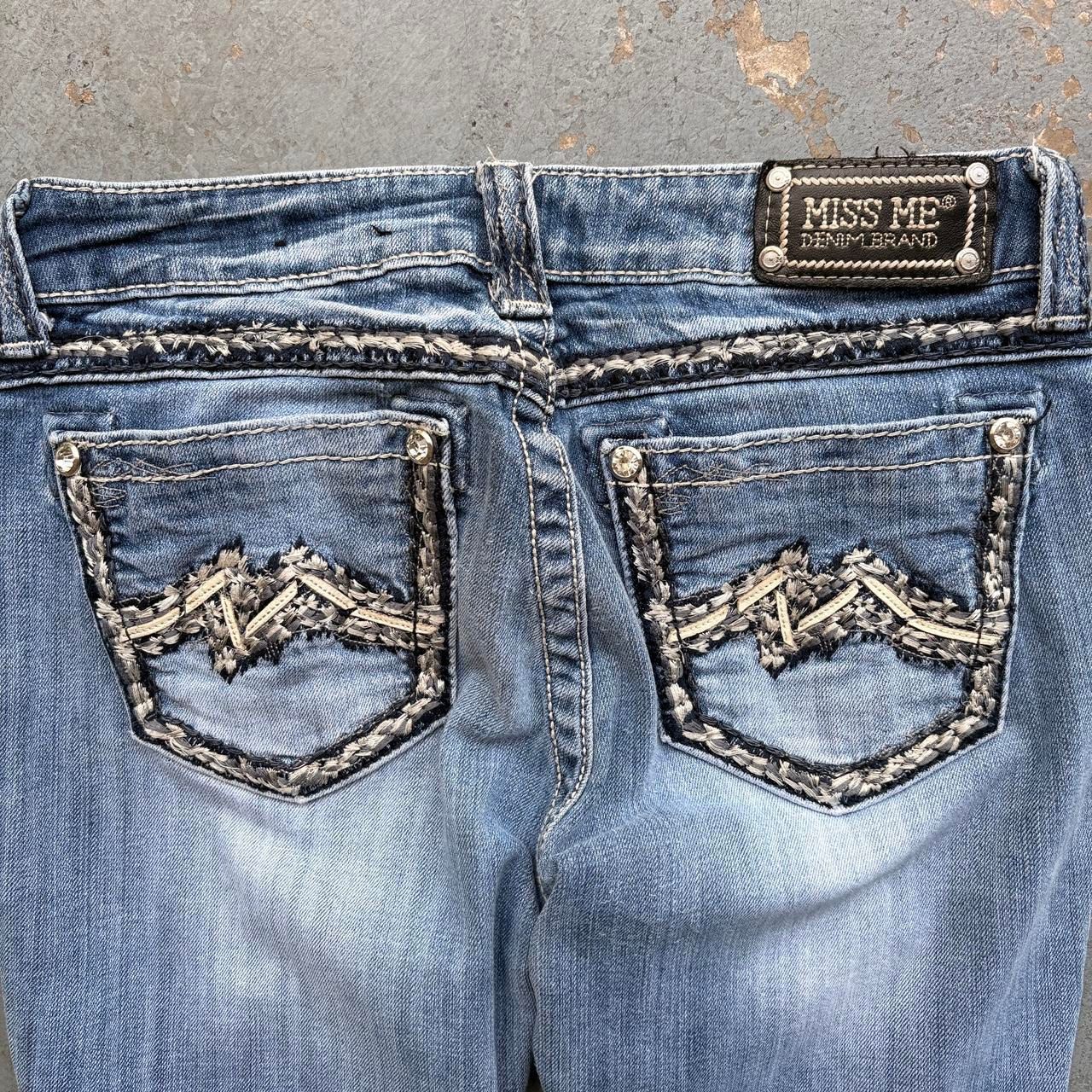 Vintage Y2k Miss Me Low Rise Bootcut Jeans